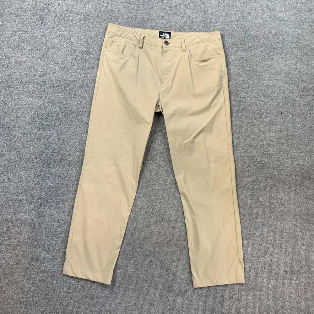 The North Face Pants Mens 36 Tan Sprag Lightweight Stretch Nylon Hiking Travel